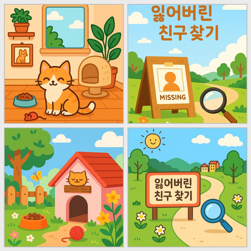 친구를 찾아서 고양이