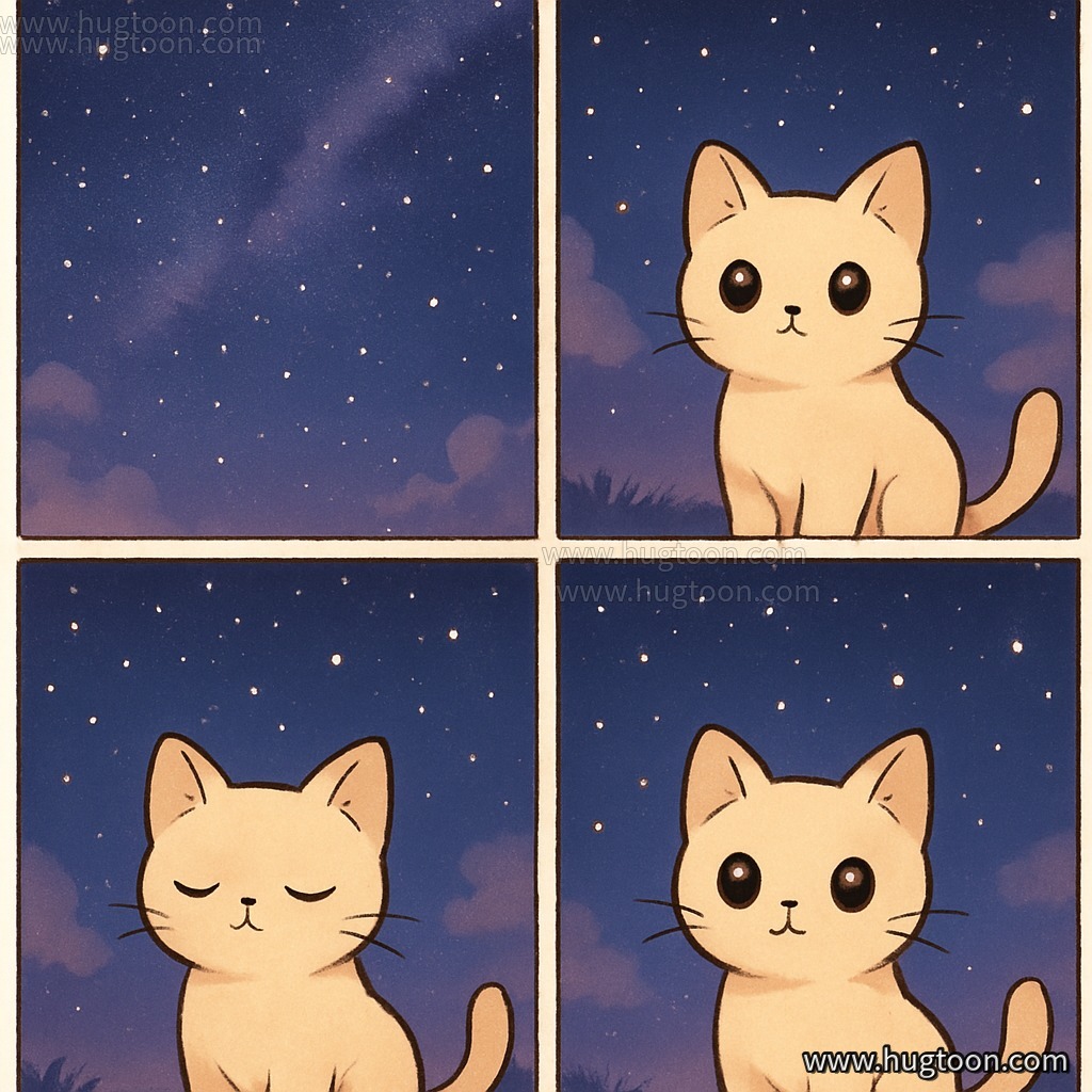 별빛 고양이의 밤