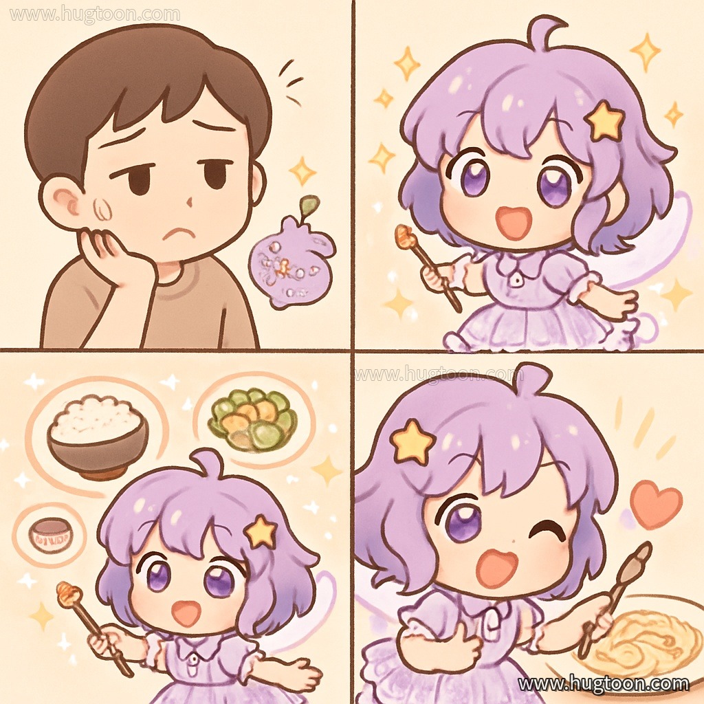 🍱 런치툰: 크림 파스타