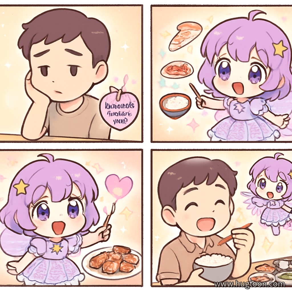 🍱 런치툰: 간장게장 정식